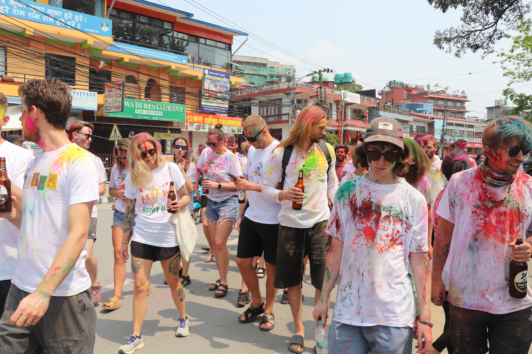 Holi celebrations in various places of Nepal (photos)