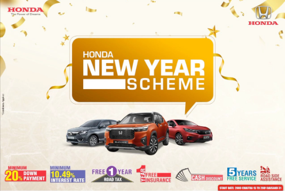Syakar Trading Company introduces New Year scheme for honda car buyers