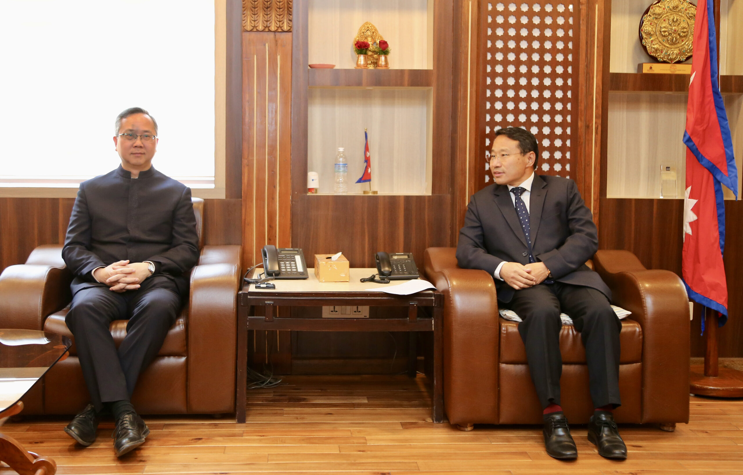 Finance Minister Pun and Chinese ambassador meet, discuss various issues