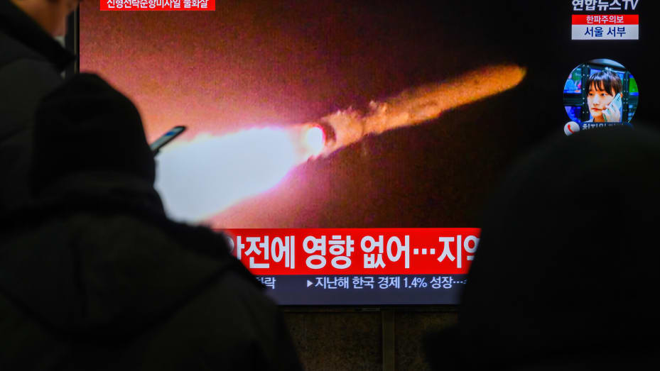 N. Korea fires ballistic missiles as Blinken visits Seoul