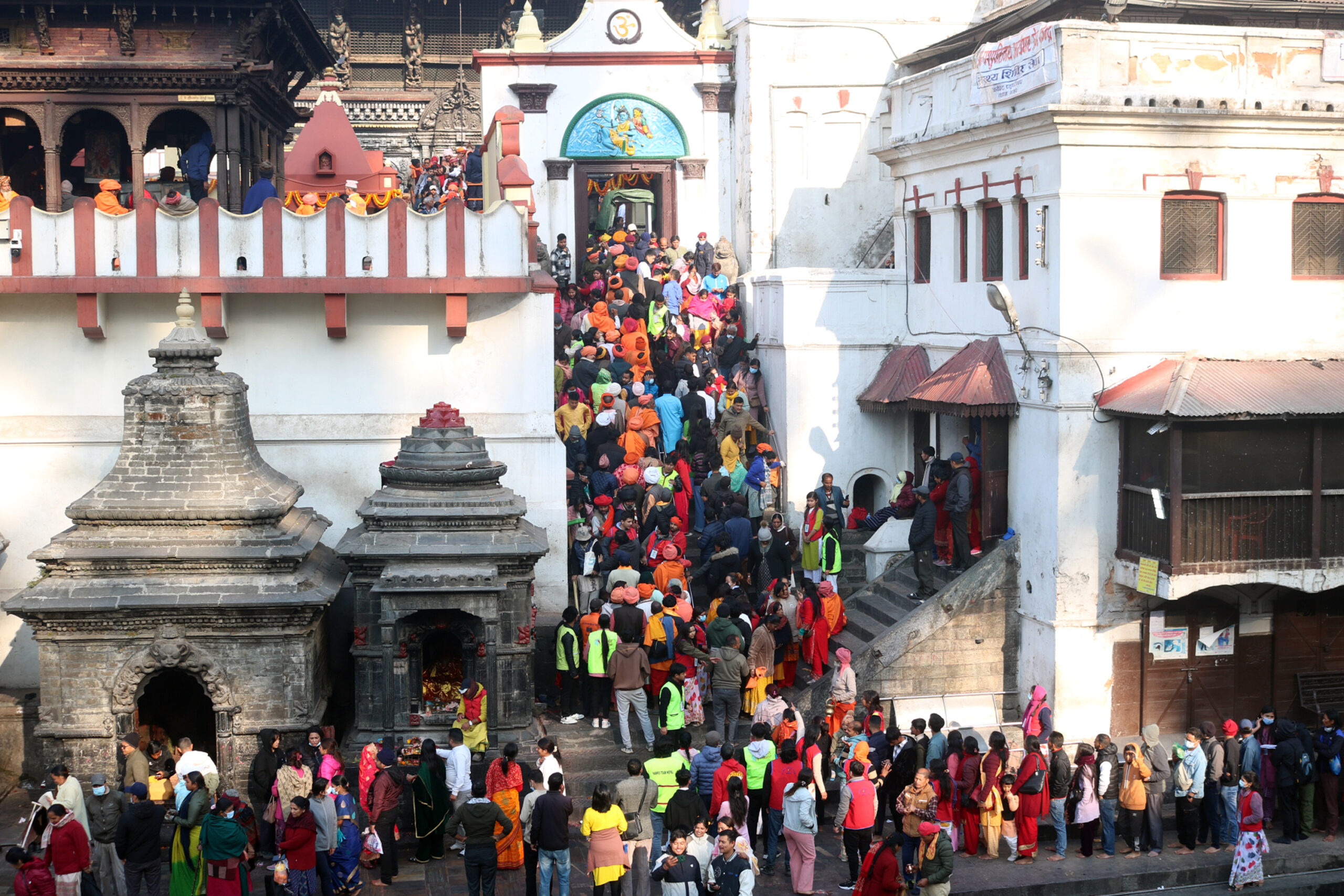 Over 400 thousand devotees worship Pashupatinath so far today