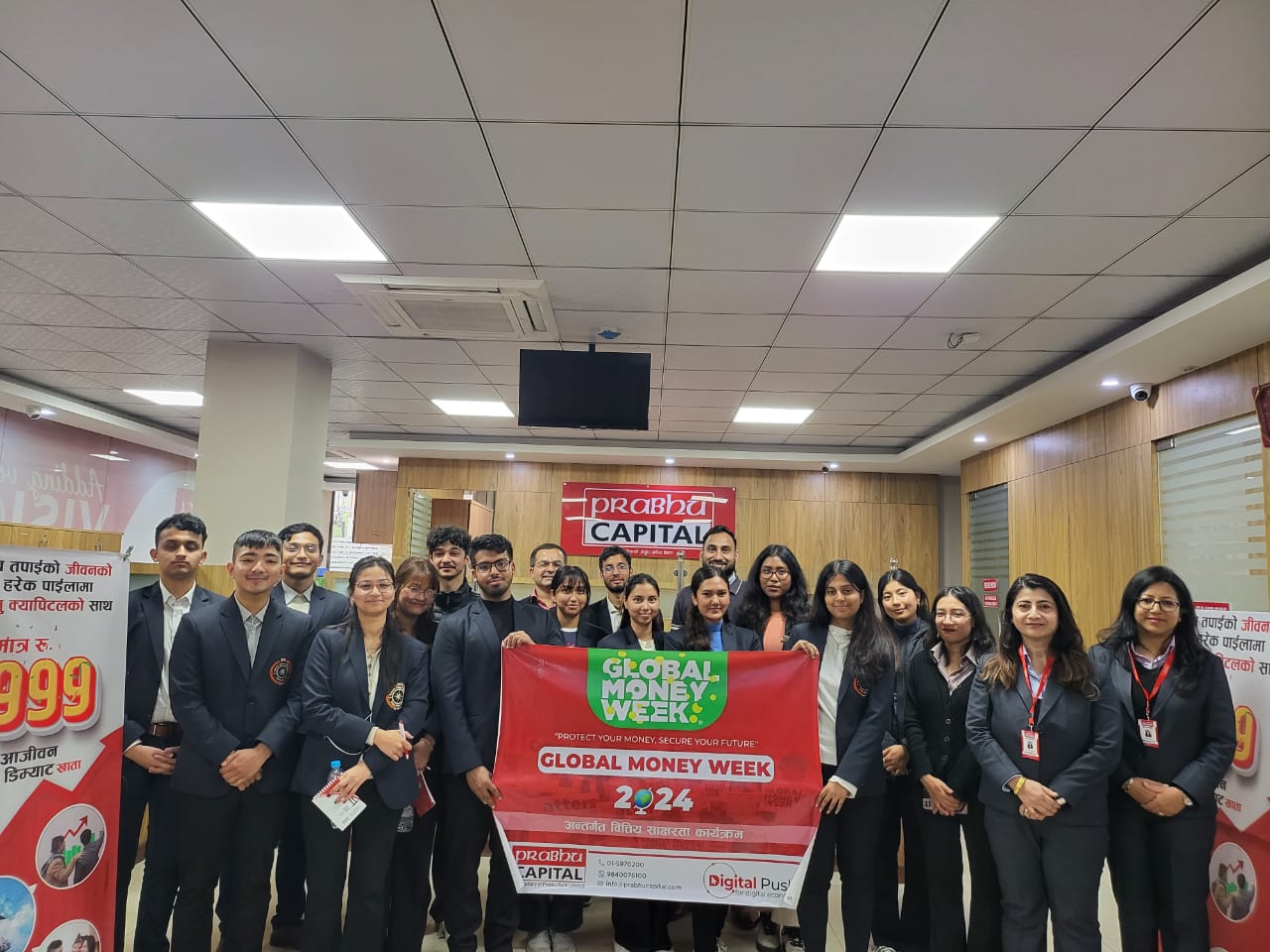 Prabhu Capital conducts Visit Merchant Bank program on the occasion of Global Money Week 2024