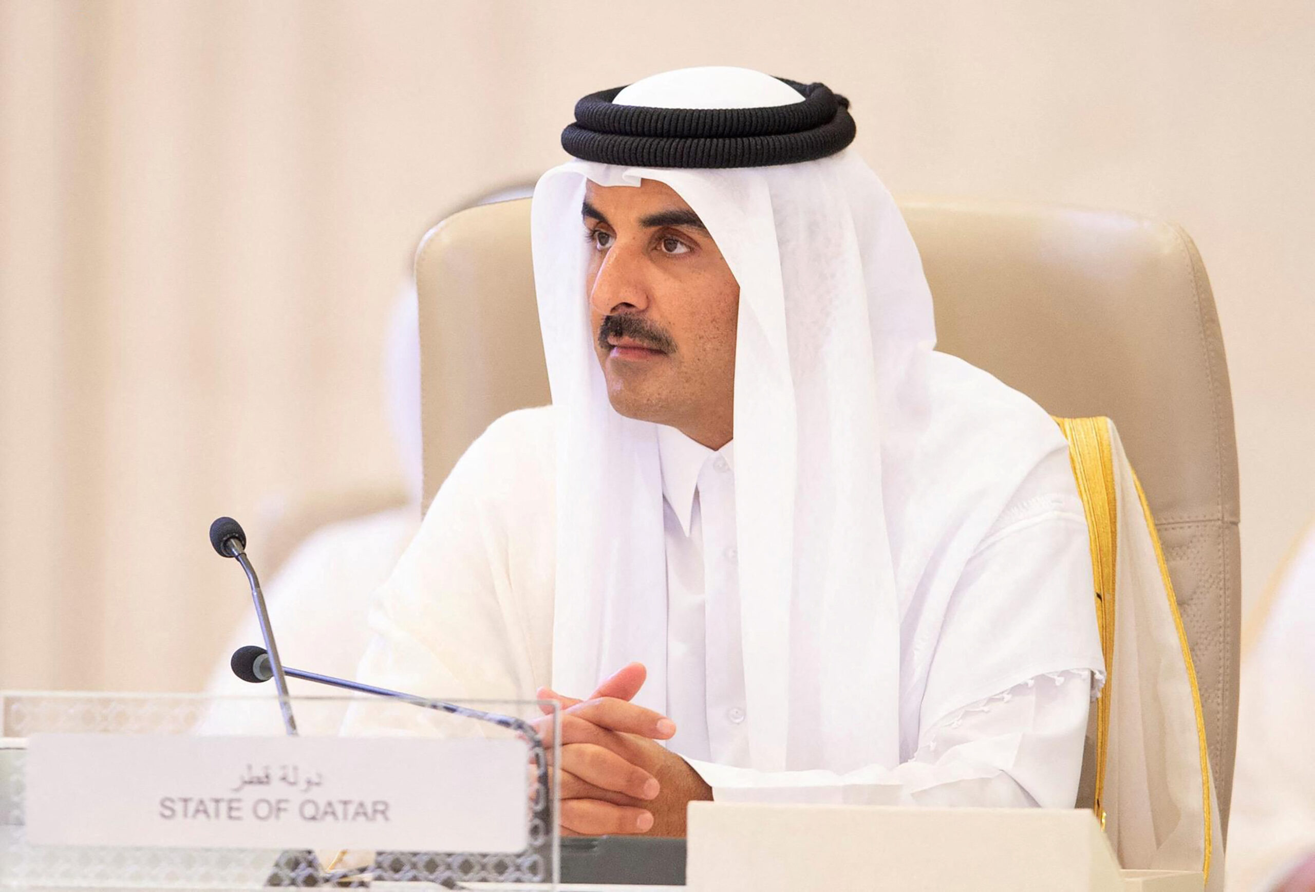 Public holiday as Qatari King arrives, 21-gun salute awaited