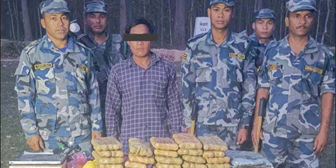 APF detain individual with 23 kilograms of hashish-like substance