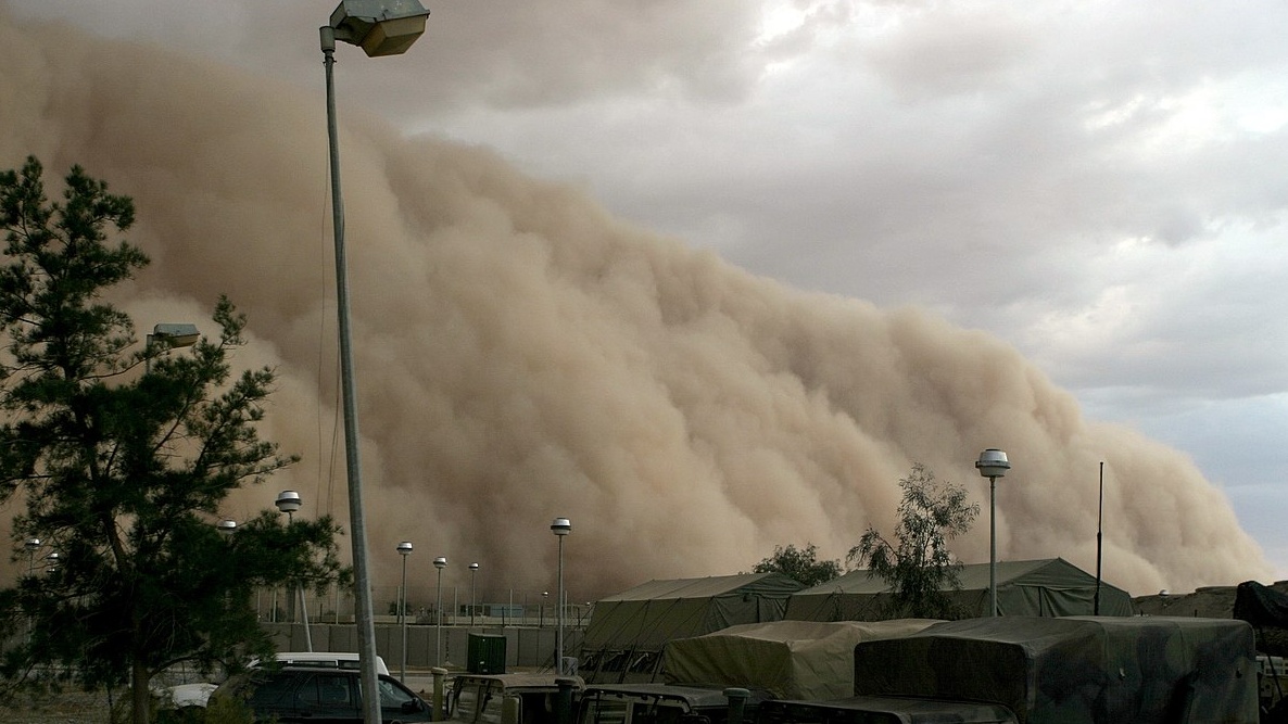 Strong dust storms hit Mongolia