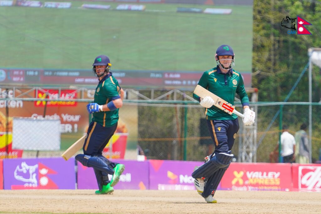 Ireland Wolves set Nepal A a challenging target of 285 runs target ...