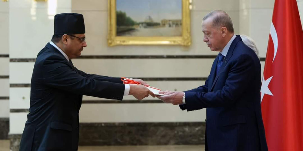 Letter of Credence presented