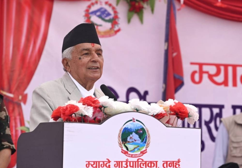Agriculture, tourism and water resources are basis for development: President Paudel