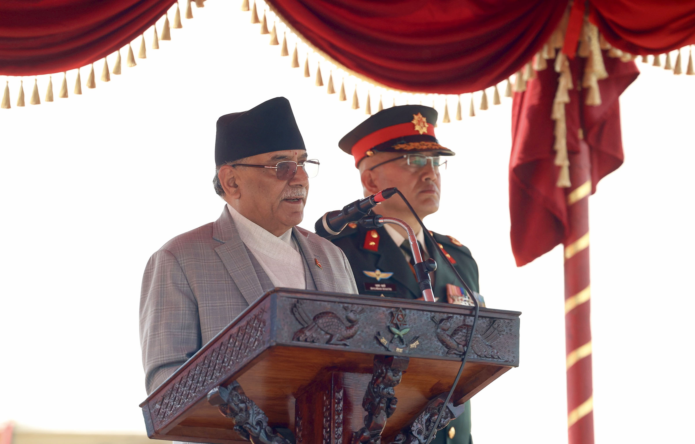 PM Dahal lauds Nepali Army’s contribution to promotion of national interest