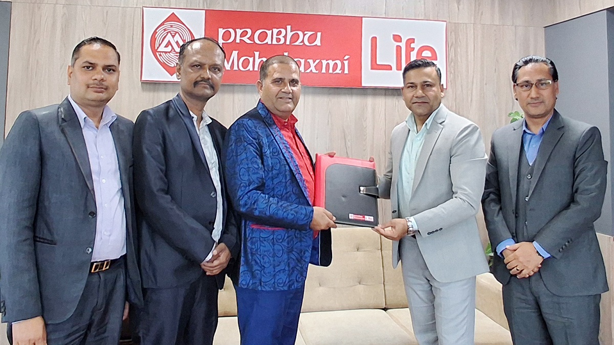 Renowned artist Manoj Gajurel appointed as brand ambassador of Prabhu Mahalaxmi Life Insurance