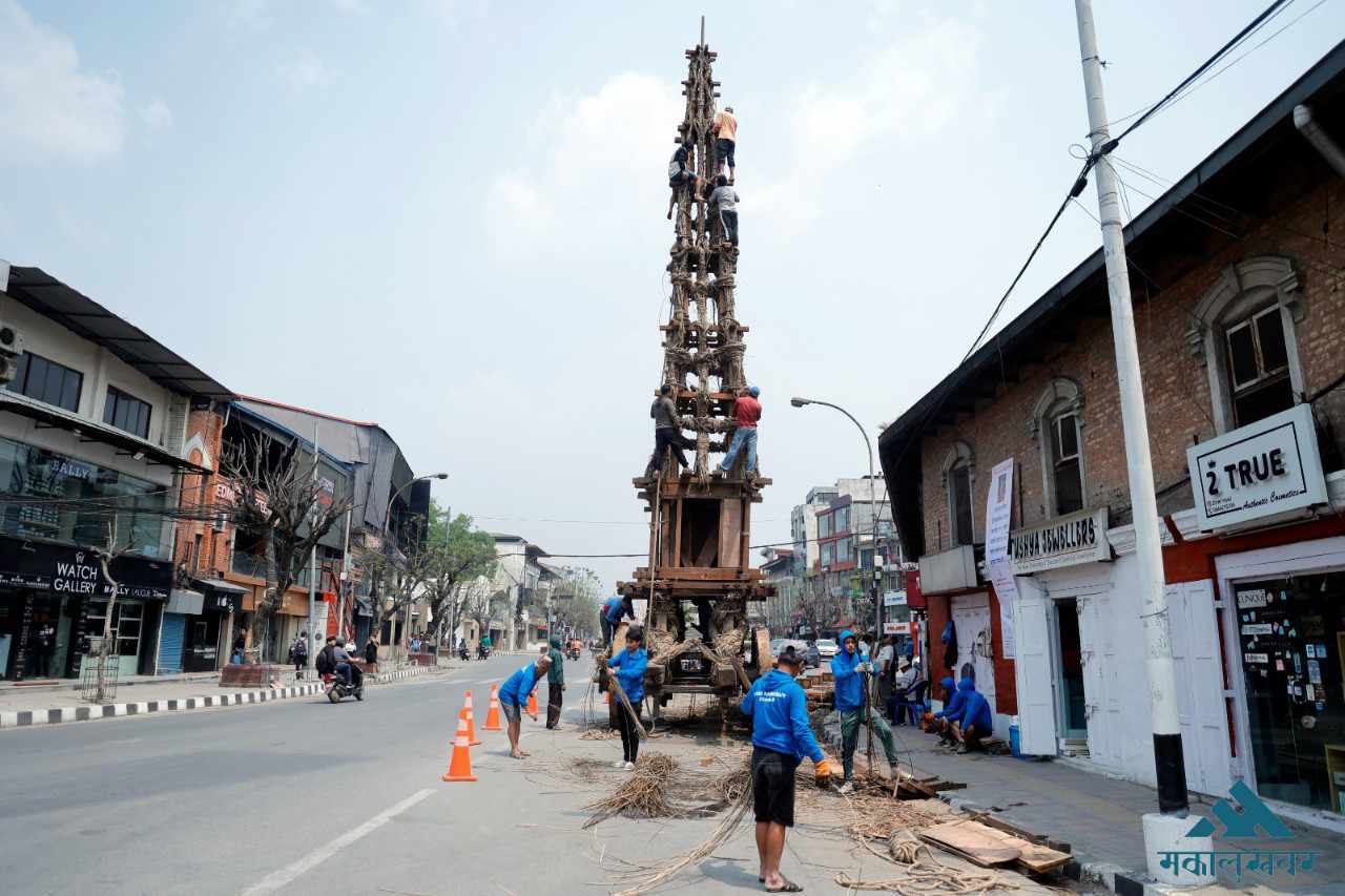 In Pics: Chariot construction of Seto Matsyendranath – English ...