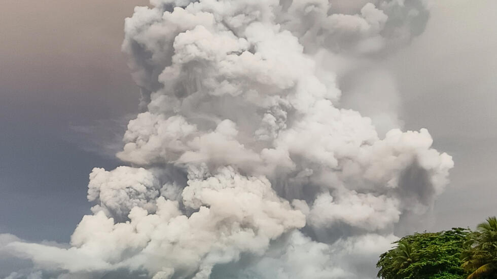 Indonesia’s Ruang volcano erupts, 3 airports temporarily closed