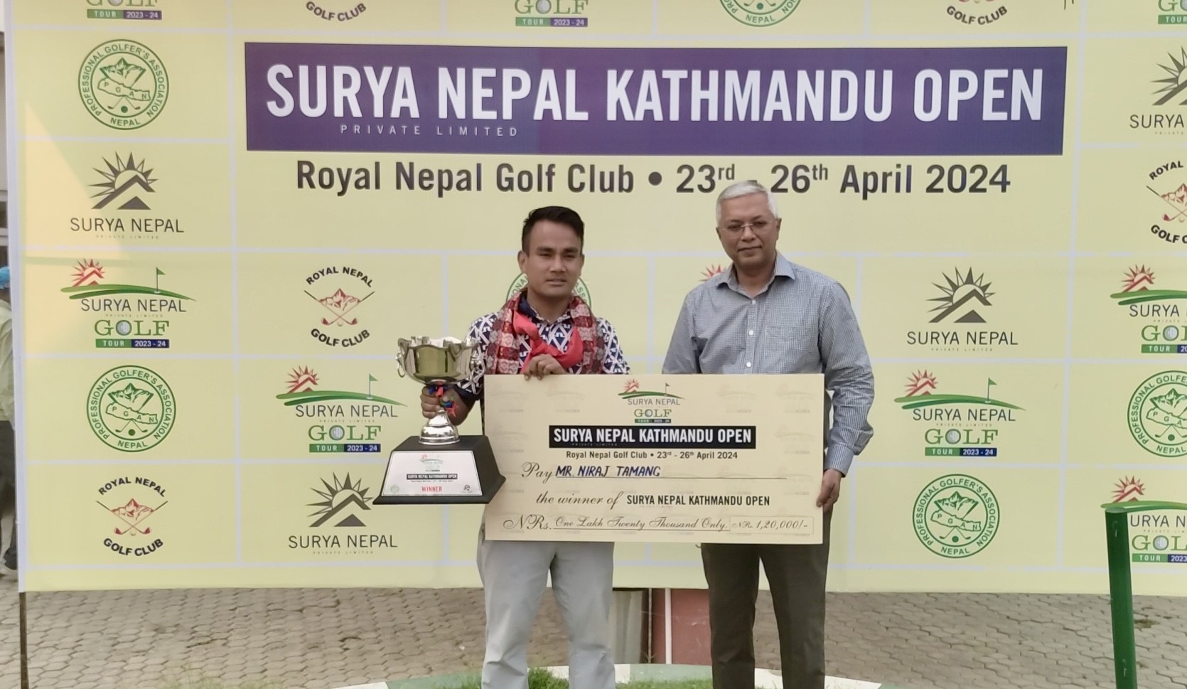 Surya Nepal Kathmandu Open concludes, Niraj Tamang wins maiden career title