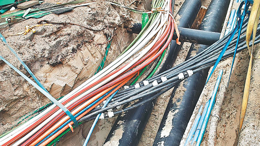 Electricity service disrupted in Chitwan due to underground cable issue