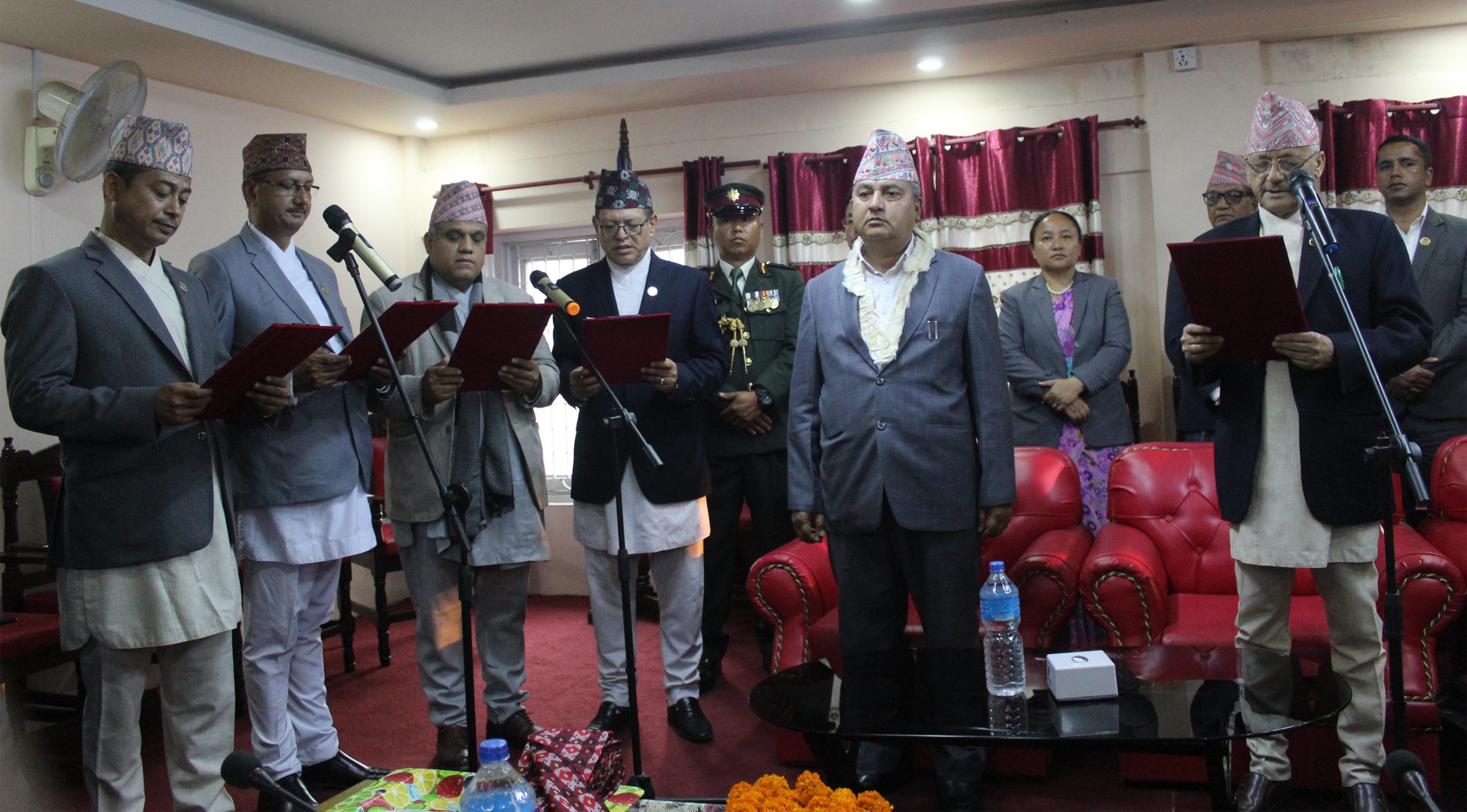 Bagmati 4 newly appointed ministers assume office