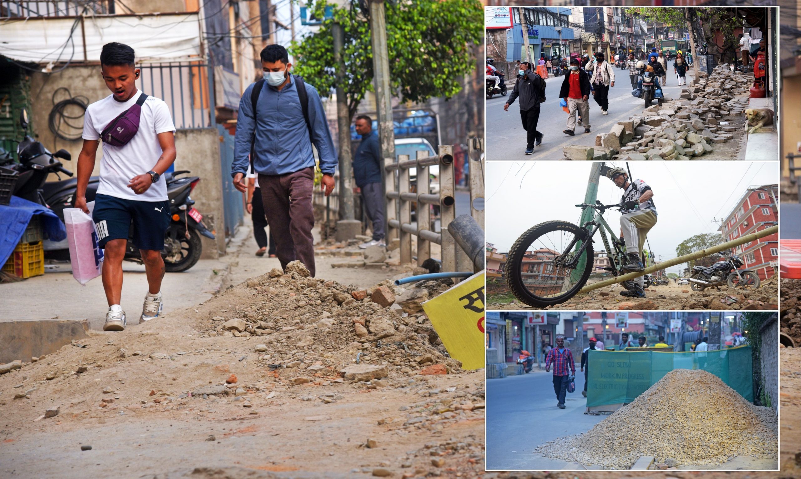 Pedestrian safety at risk: Kathmandu’s sidewalks fall short (photo story)