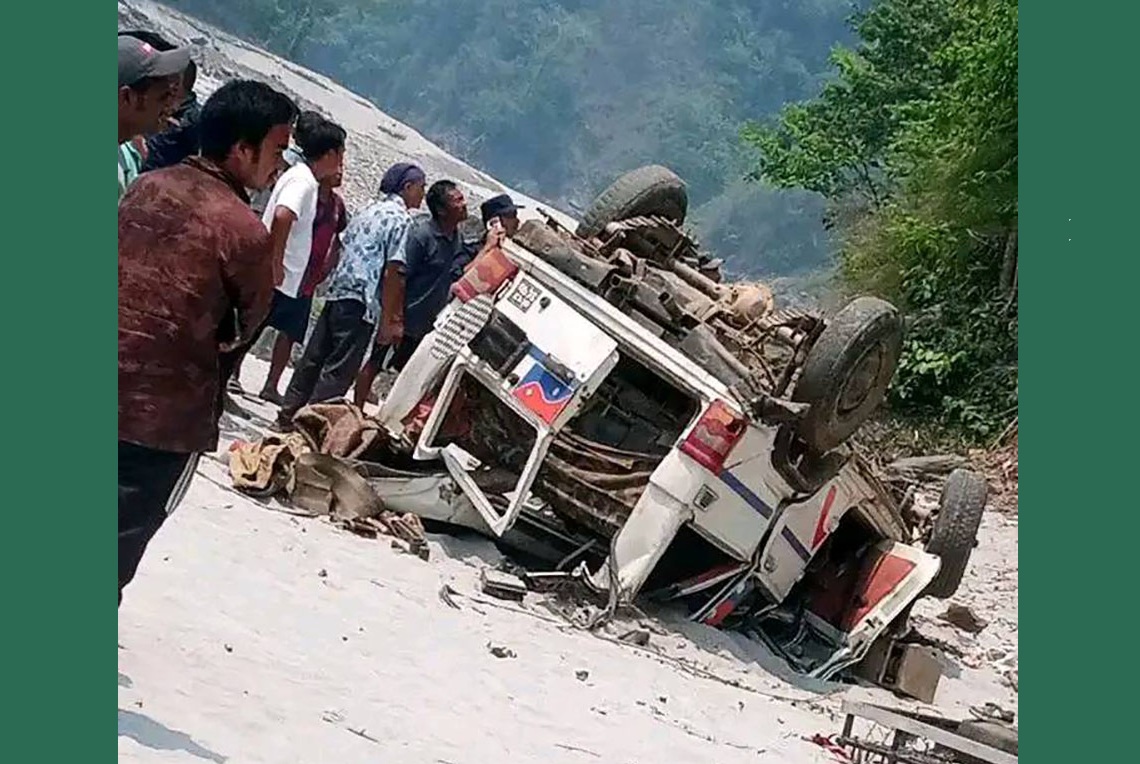 Two dead in Bolero jeep accident in Bhojpur
