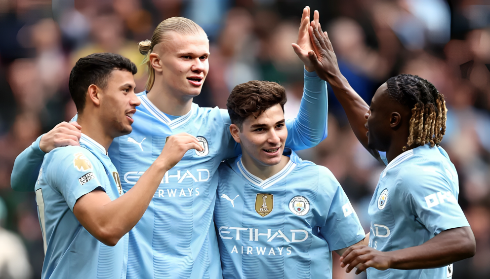 Manchester City’s impressive win, climbs to the top spot
