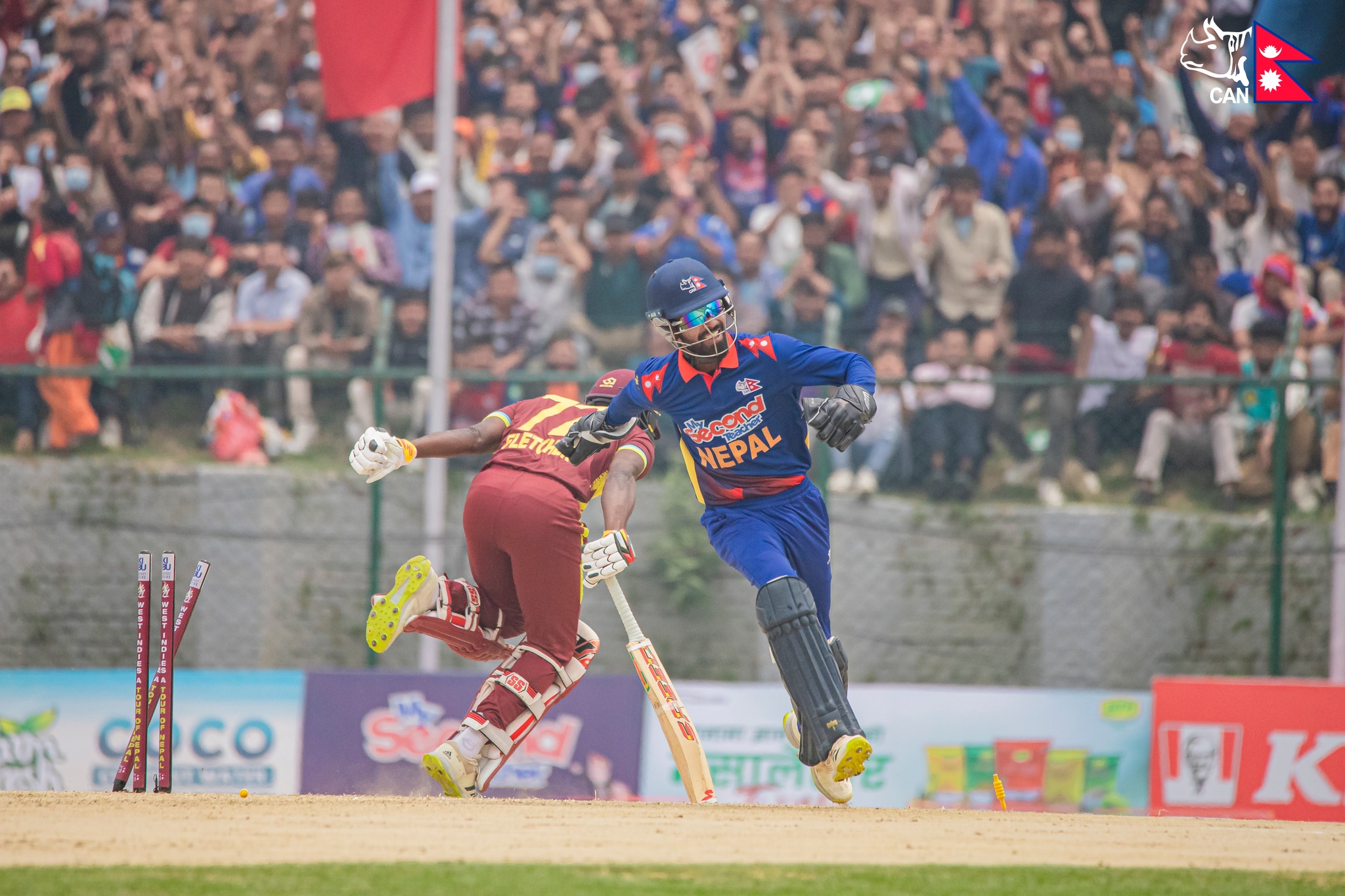 Nepal clinches thrilling victory over West Indies ‘A’ on Rohit Paudel’s century