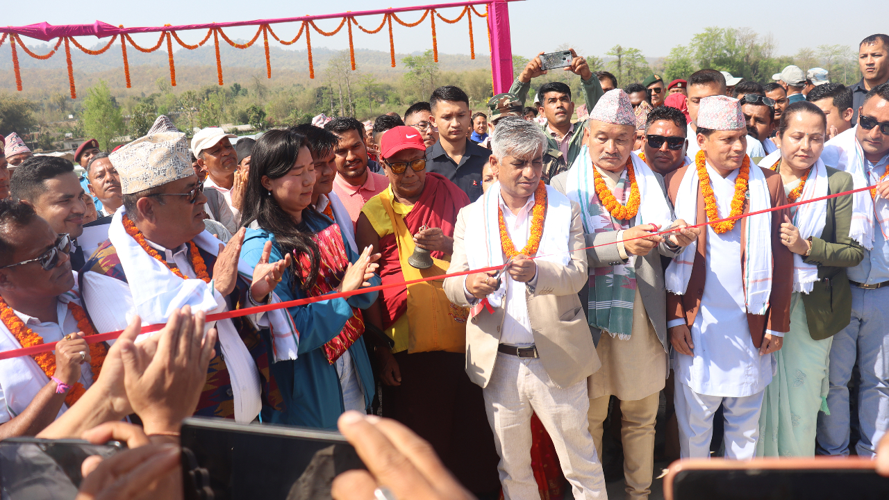CM Karki inaugurates Baidhyanath Bridge in Udayapur