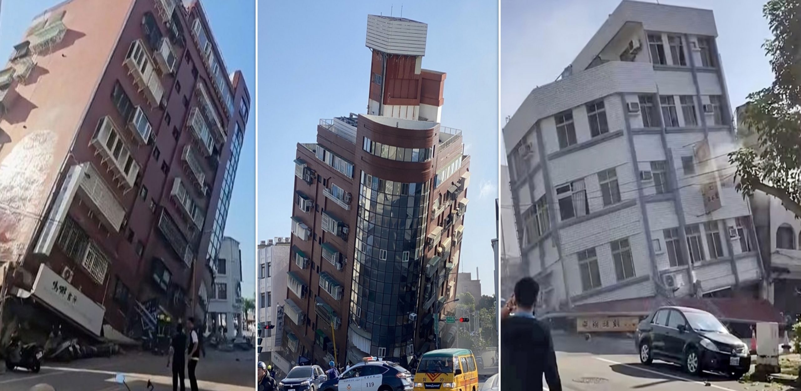 Powerful earthquake in Taiwan causes damage to buildings (images)