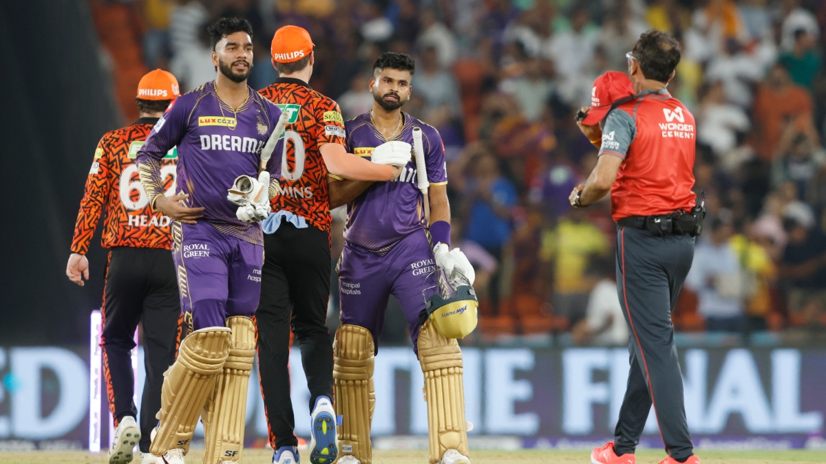 KKR storm into IPL final, defeating Sunrisers Hyderabad by 8 wickets