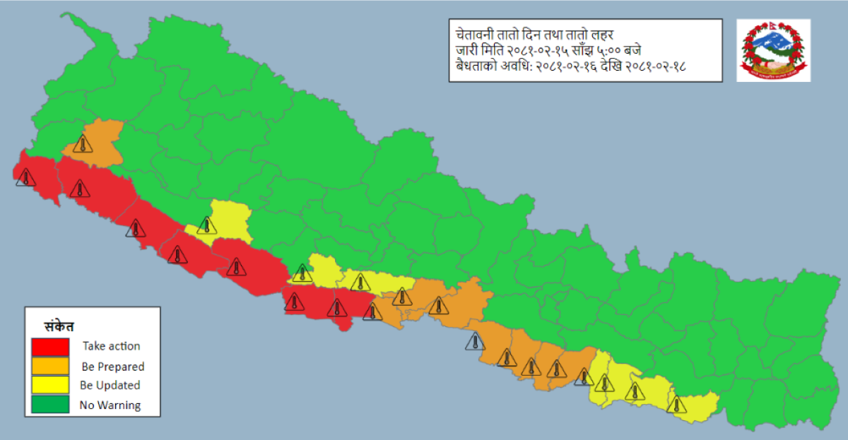 Weather: Rain in some areas, Heatwave in others