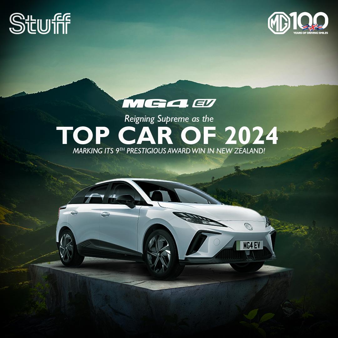 MG 4 EV takes “The Overall Top Car of 2024” title