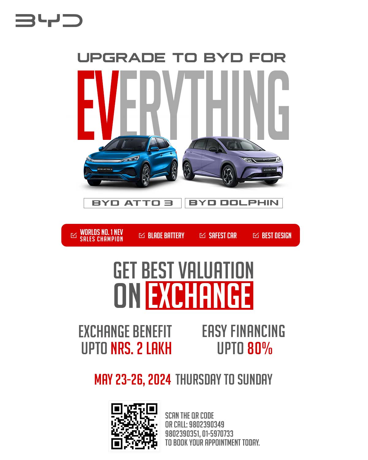 BYD announces “Upgrade to BYD” campaign with exciting benefits