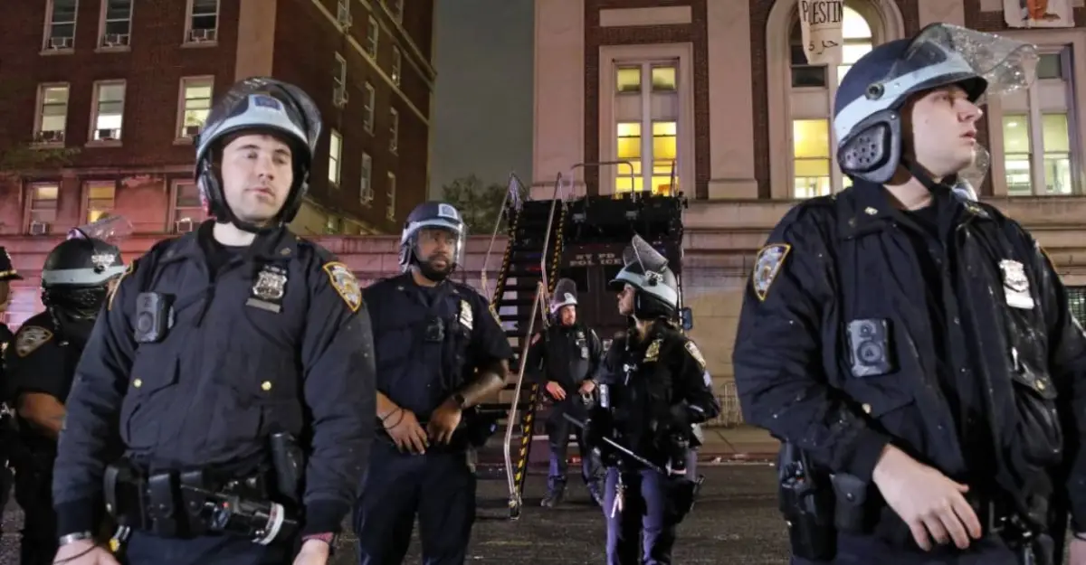 Columbia University requests police presence on campus until May 17