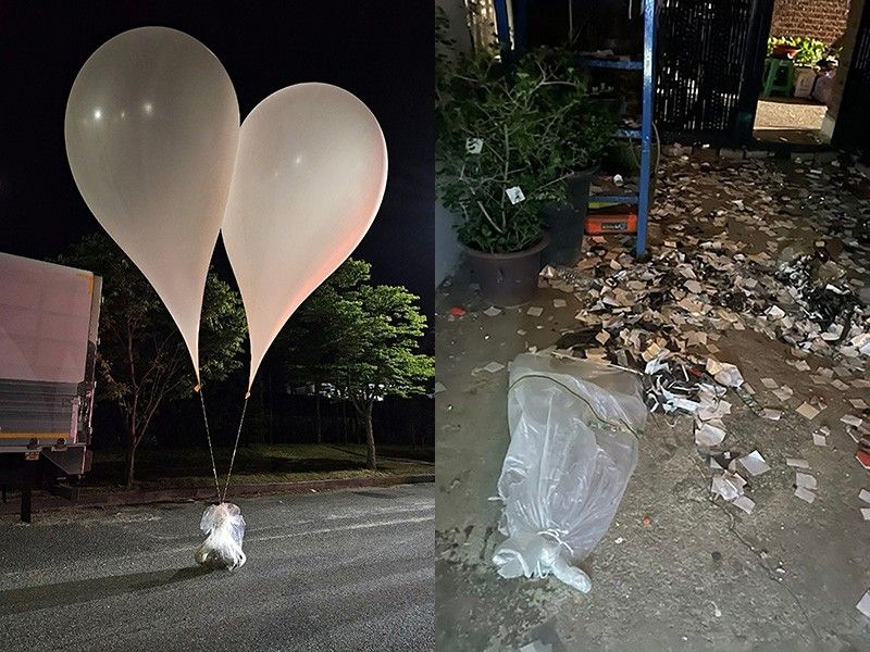 North Korea drops trash balloons on the South