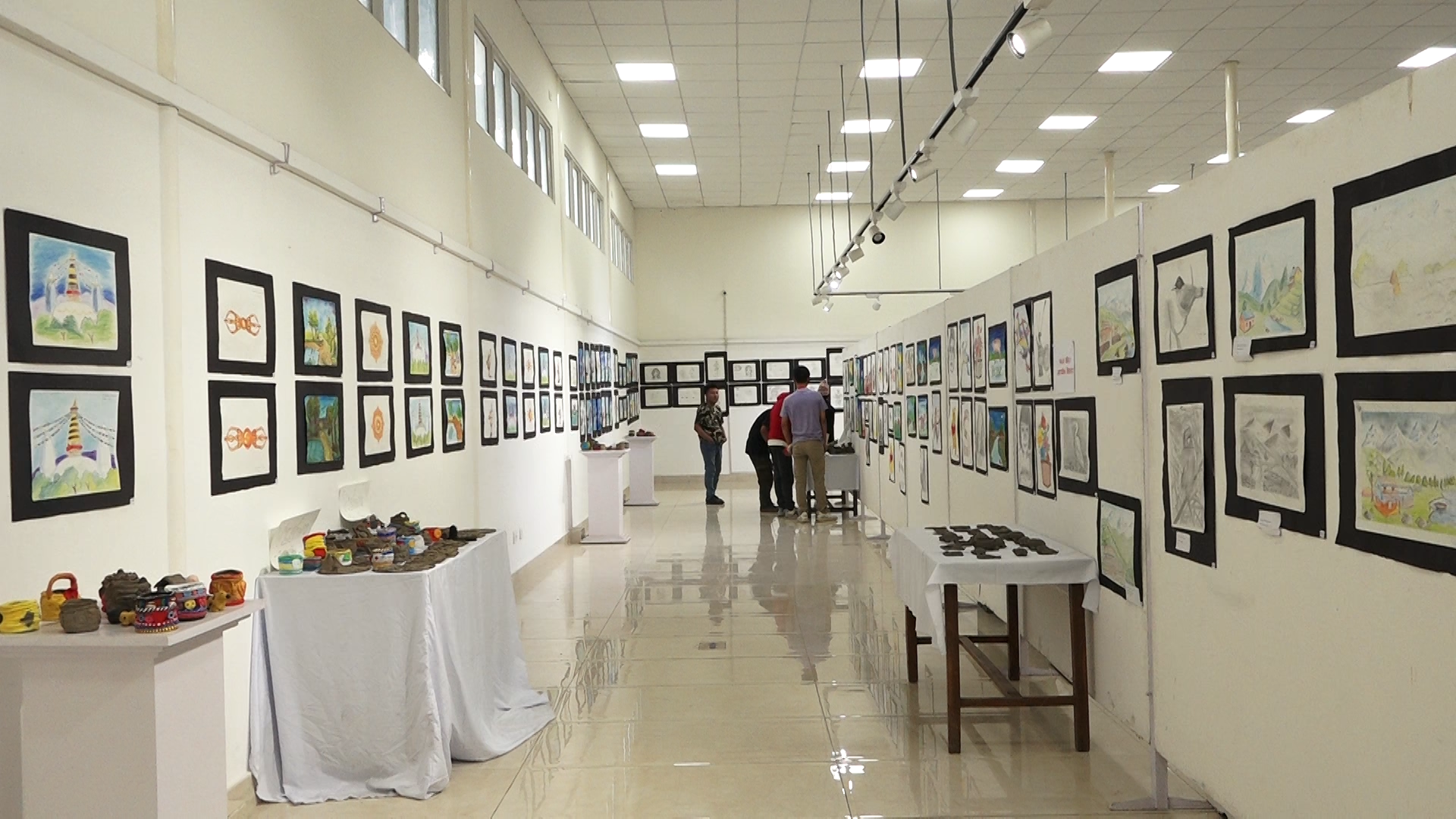 Art & sculpture exhibition commences in Kathmandu (photos)