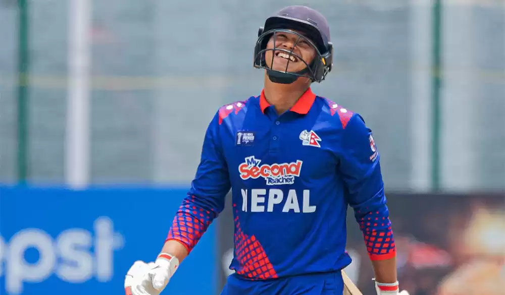 Power hitter Kushal Malla out for 4 runs