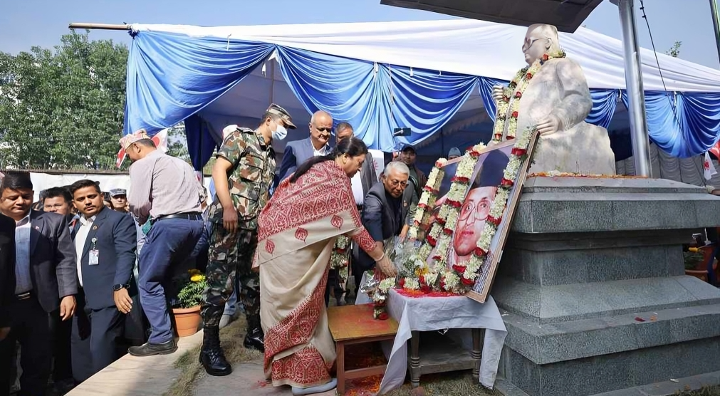 Former President Bhandari pays tribute to Madan Bhandari on 31st memorial day
