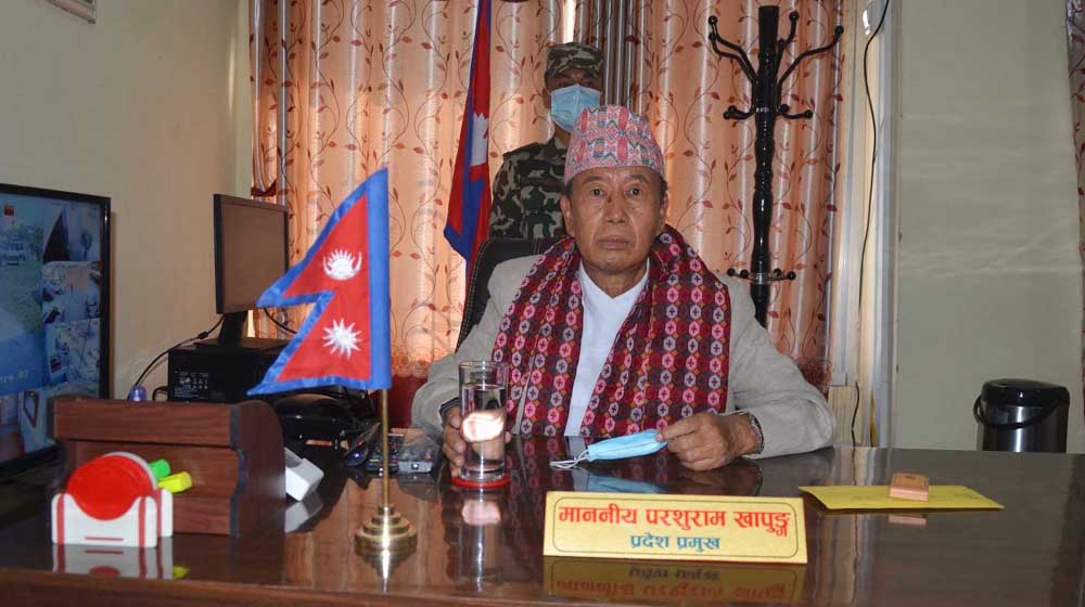 State Chief Khapung calls for a new government formation in Koshi