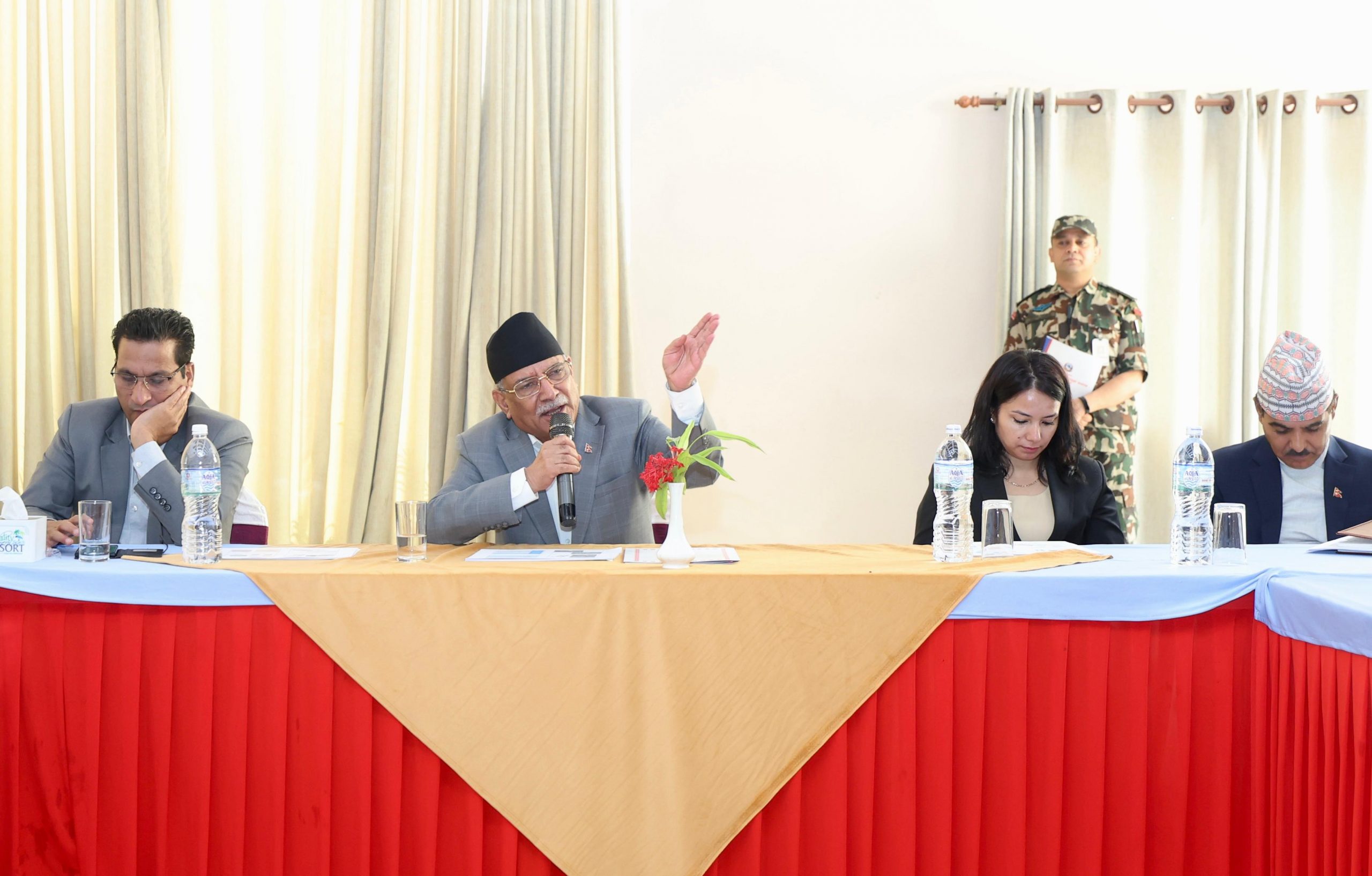 PM Dahal directs to complete remaining works of Sunkoshi Marin Diversion on time (photos)