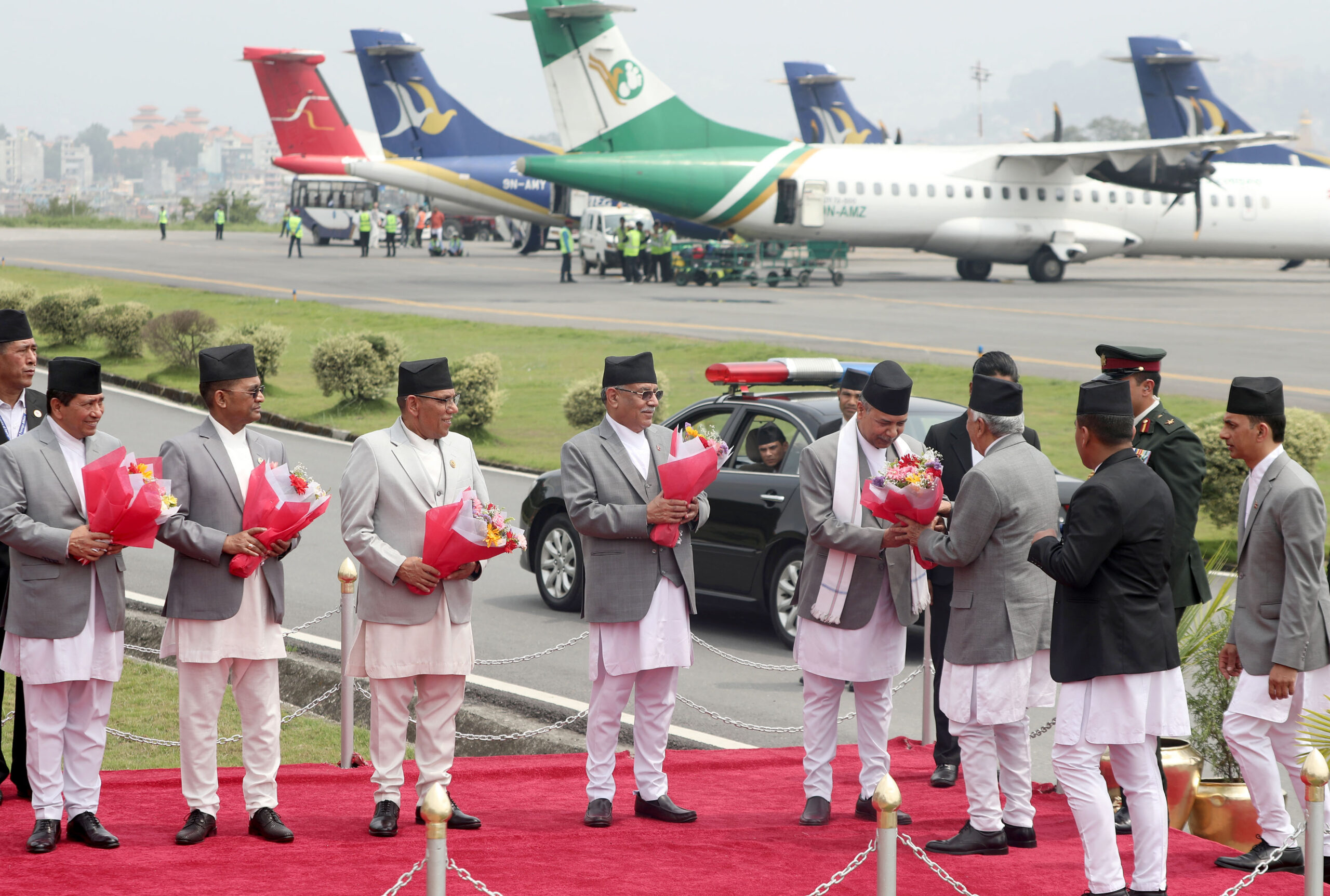 President Ram Chandra Paudel returns home from Germany