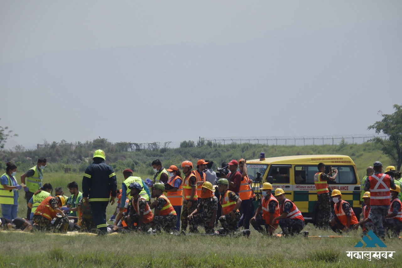 Emergency rescue drill perfomed at TIA (photos)