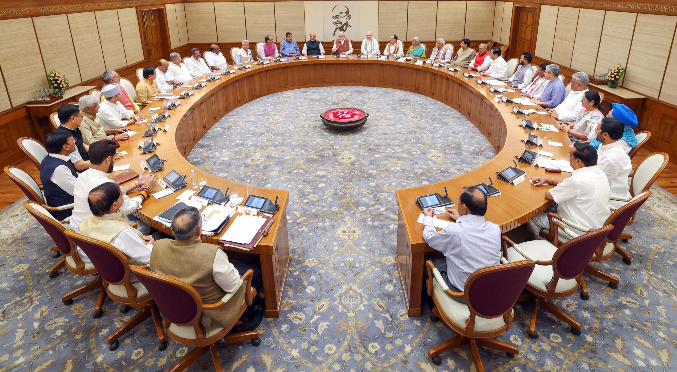 PM Modi chairs Union Cabinet meeting; clears 30 million more houses for poor under PM Awas Yojana