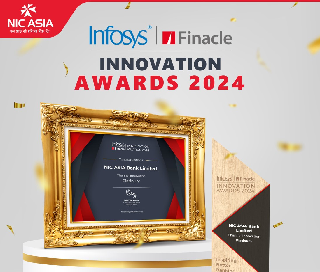 NIC Asia awarded with ‘Infosys Finacle Innovation Awards 2024’