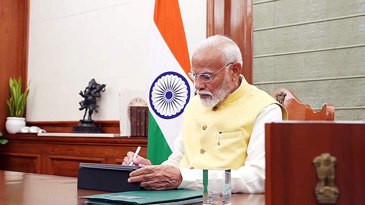 PM Modi assumes charge for 3rd time, signs first file to transfer PM Kisan Nidhi instalment to farmers