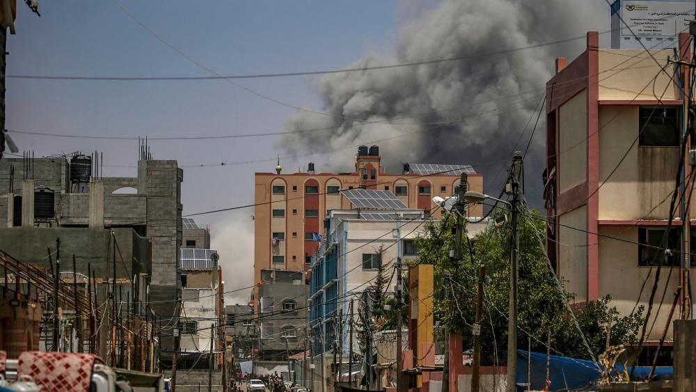Four hostages rescued in Gaza as hospitals say scores killed in Israeli strikes