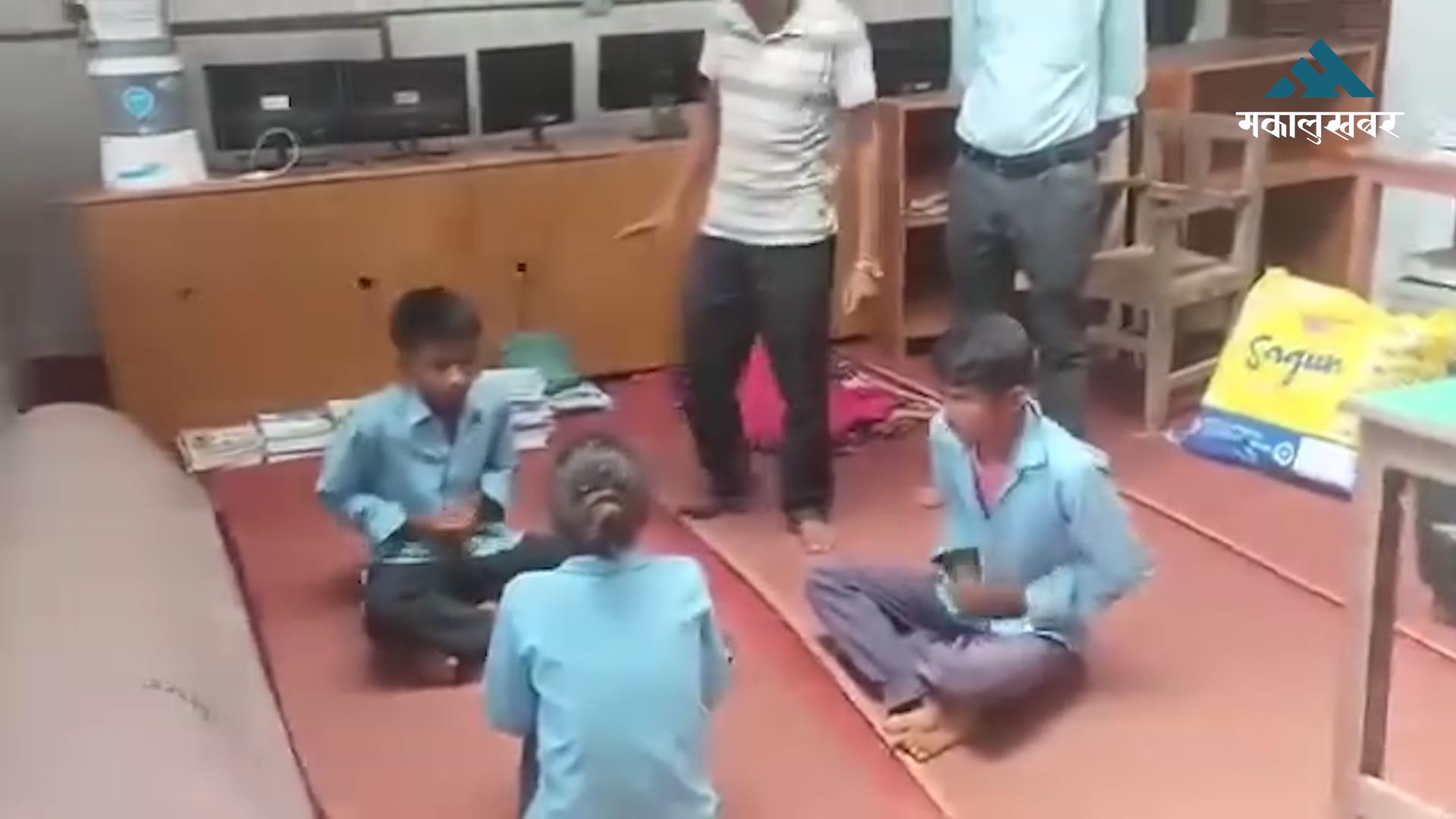 Controversy erupts as school video reveals students performing shaman