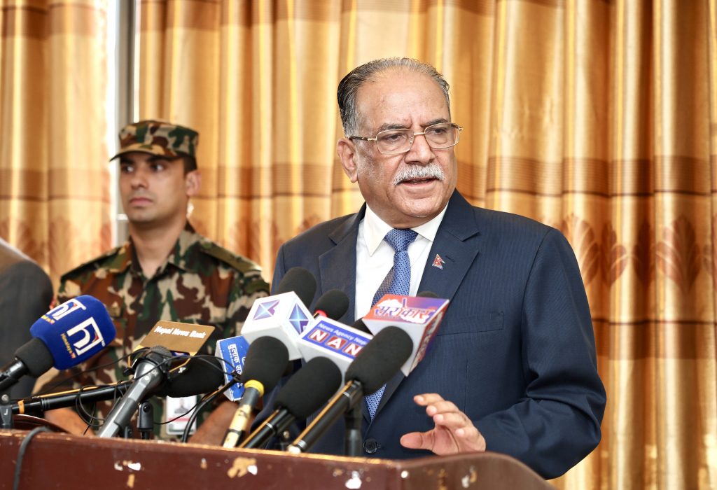PM Dahal emphasizes unity among all forces
