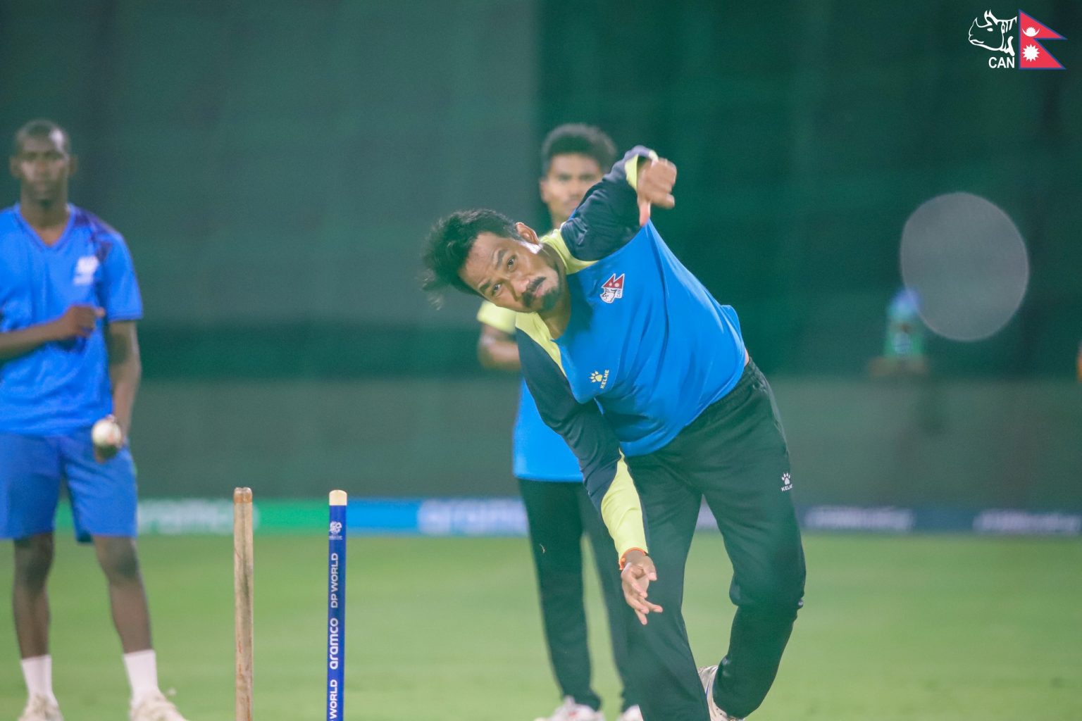 Nepali team, including Sandeep, practicing ahead of clash with South Africa (photos)