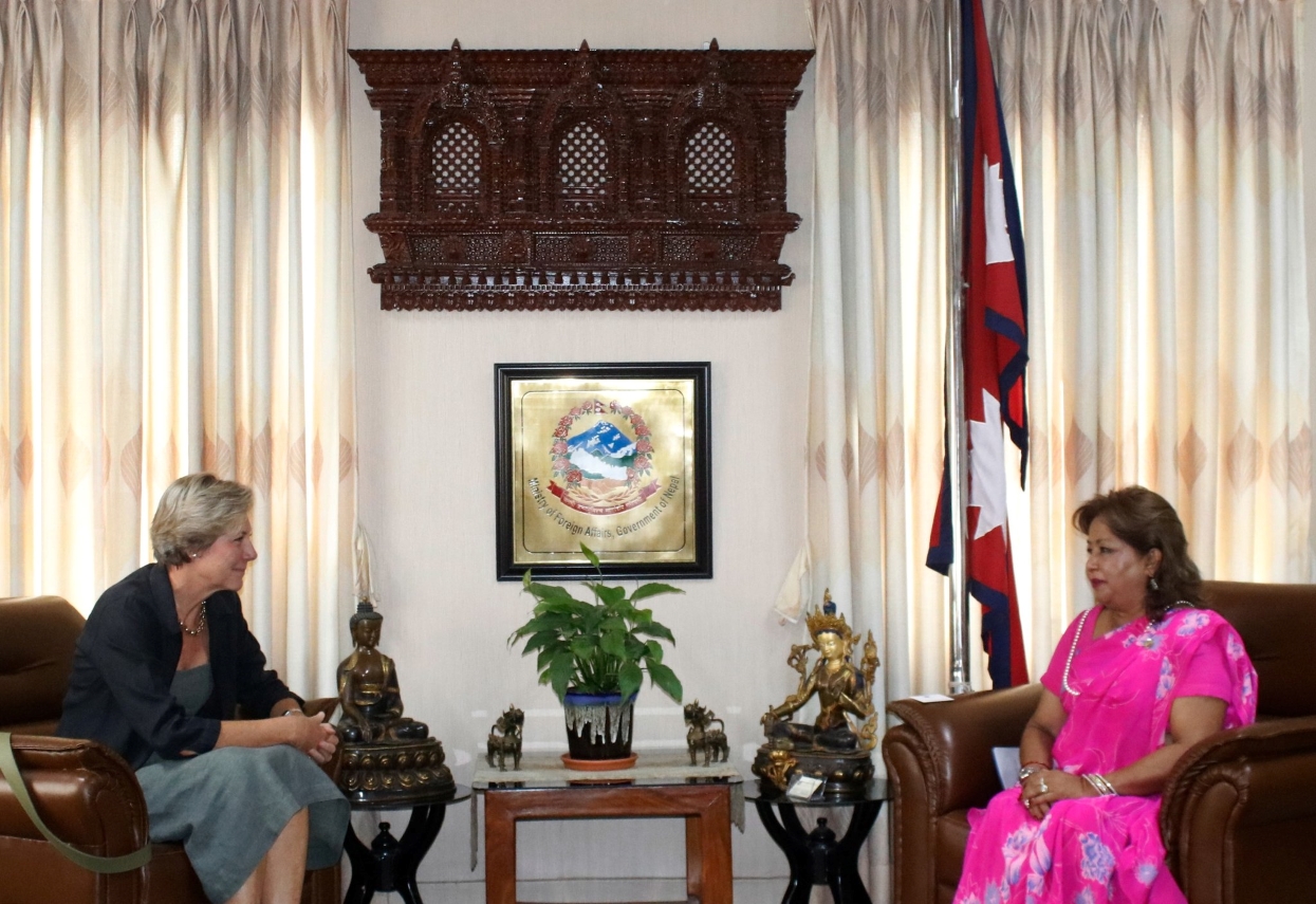 Ambassador of EU holds courtesy meeting with Foreign Minister Rana