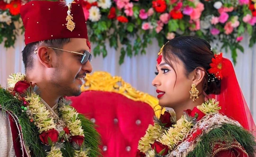 Popular actor & model Sagar Lamsal ‘Bale’ marries Sneha Dangal