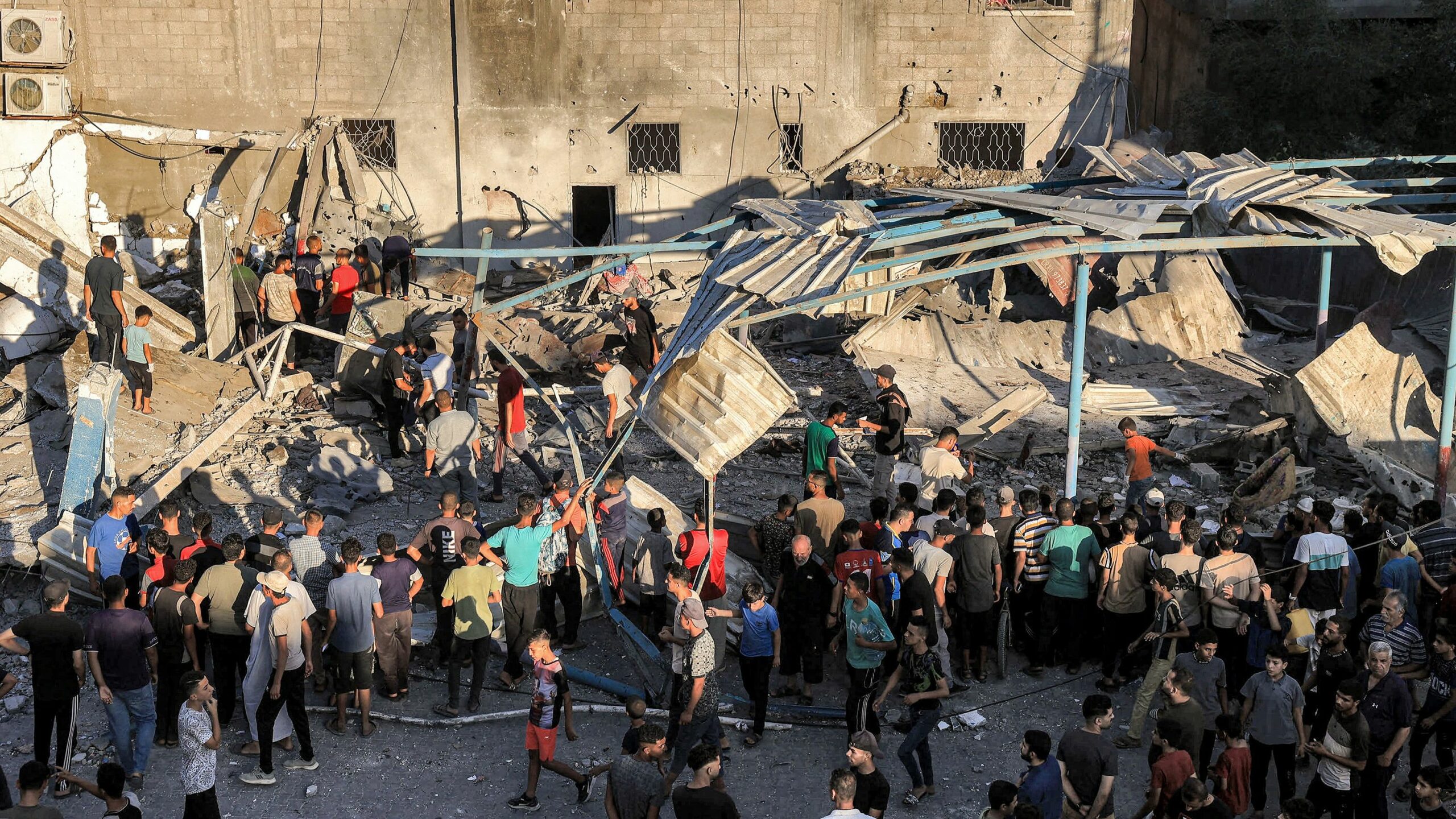 Death toll from Israeli bombing in central Gaza rises to 16