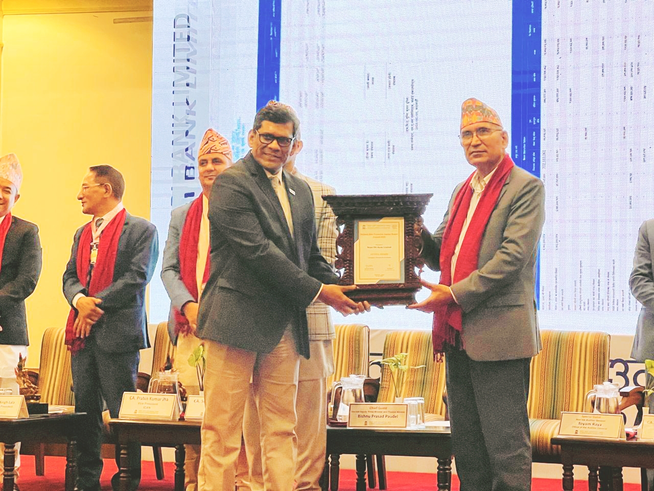 Nepal SBI Bank recognized with National Best Presented Annual Report Award 2023