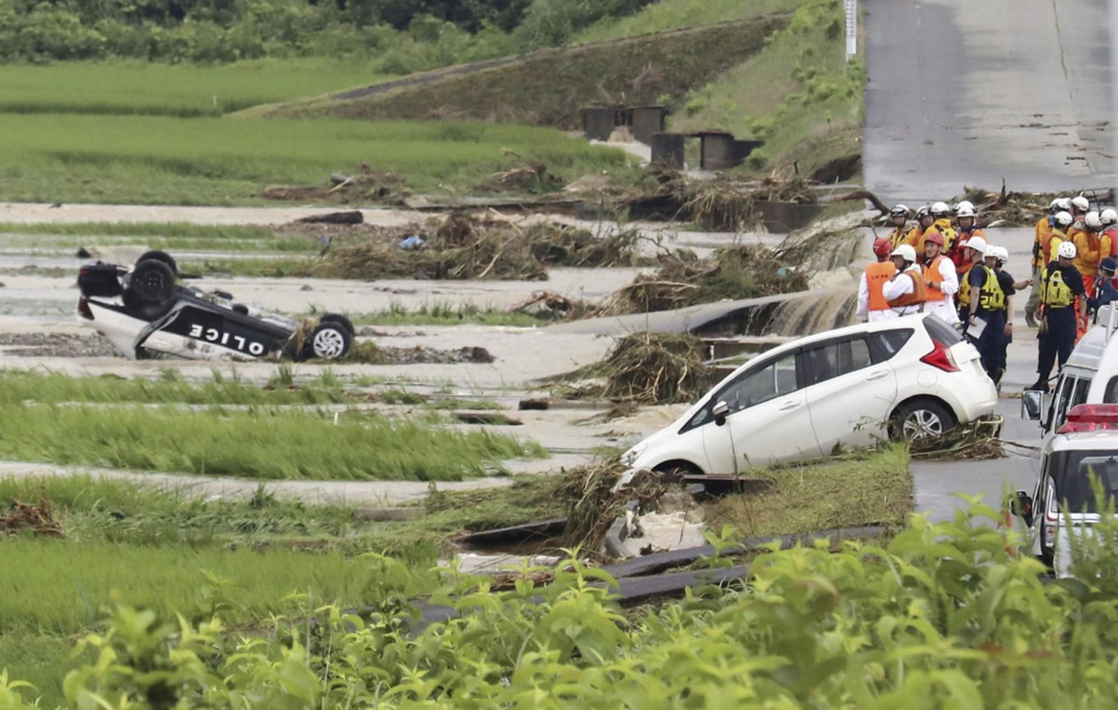 Three missing, 4,000 evacuated in heavy Japan rains